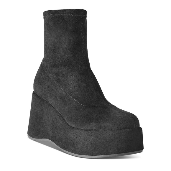 New Without Box Wild Pair Earlee Platform Wedge Ankle Booties Size: 8 - Picture 1 of 7